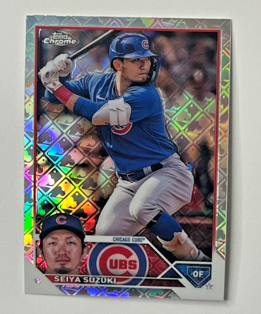 2023 Topps Chrome Logofractor SEIYA SUZUKI #168 Cubs | eBay