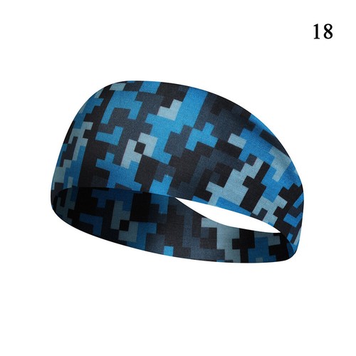 Sports Headband for Men Women Moisture Wicking Sweat Band Elastic Wide Hair Band - Picture 32 of 41