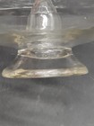 Antique Footed Glass Peg Oil Lamp Font Embossed Pat 29 June, 1875 Top Filler Cap — photo 10