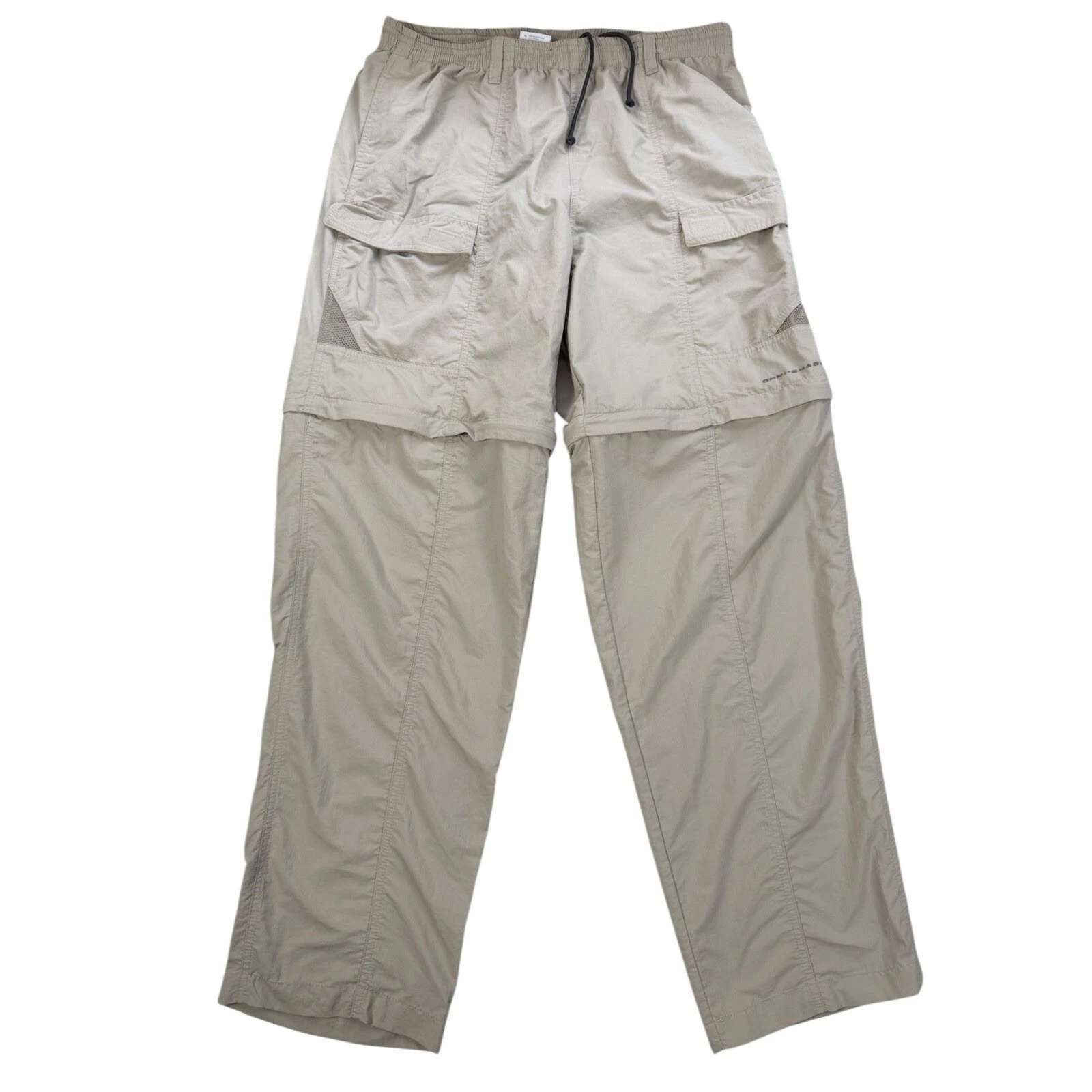 Columbia PFG Convertible Pants Shorts Men's Medium Beige Omni-Shade Nylon