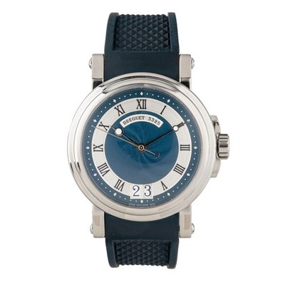 Breguet Marine Big Date Stainless Steel Blue Dial 39mm 5817ST/Y2/5V8