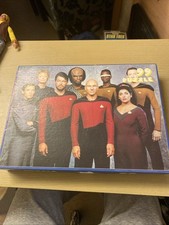 Star Trek The Next Generation 99pc Jigsaw Puzzle Captain Play Fun Complete Rare