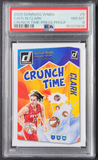 CAITLIN CLARK Donruss NBA Crunch Time PRESS PROOF #5 PSA NM-MT 8 INDIANA FEVER