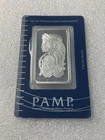 PAMP Suisse Lady Fortuna 1 Troy oz .999 Fine Silver Bar Sealed in Assay Card