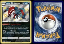 target virtual line pokemon cards Galarian Obstagoon 119/202 Promo Holo sealed main image 1