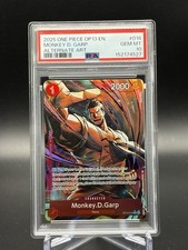 2025 One Piece OP13 Monkey D. Garp Alternate Art PSA 10 Gem Mint English 016