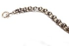 ANTIQUE VINTAGE SILVER ROUND LINK CHAIN POCKET WATCH FOB — photo 4