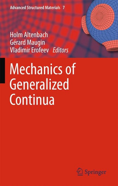 Holm Altenbach (U. A.) | Mechanics Of Generalized Continua | Taschenbuch (2013)-image