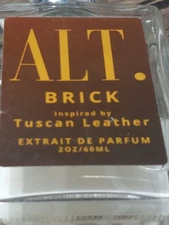 ALT Fragrances  Brick (Tuscan Leather inspired), 2 oz / 60 ml NWOB