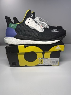 Pharrell x adidas Solar Hu Glide  Black  Size 12   Very Good Condition