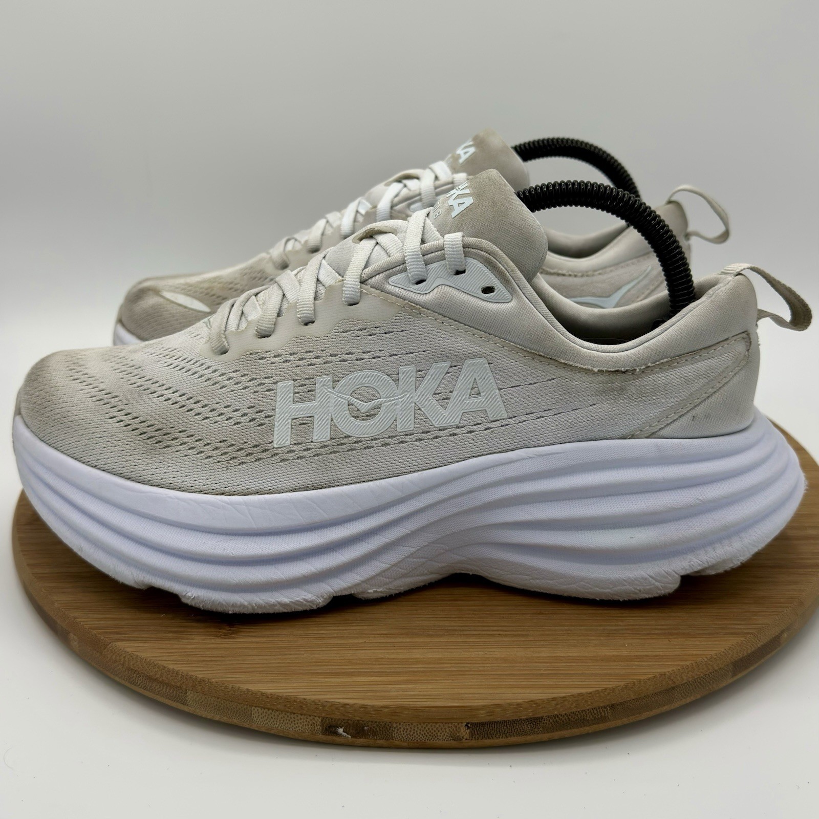 Hoka One One Bondi 8 Women's Size 9 D Wide Shoes Running Sneakers 1127954 WWH thumbnail 6