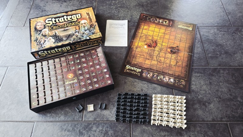 Stratego - Lord Of The Rings Trilogy Edition Board Game - MB Games - Complete