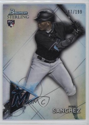 2021 Bowman Sterling Rookies Refractor /199 Jesus Sanchez #BSR-53 Rookie RC 0c4