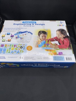 Learning Resources Playground Engineering Design Building Set 104 PCs - Open Box