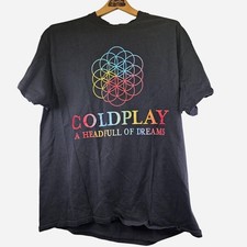 Coldplay Band &ldquo;A Headful of Dreams&rdquo; 2016 Concert T-Shirt size XL
