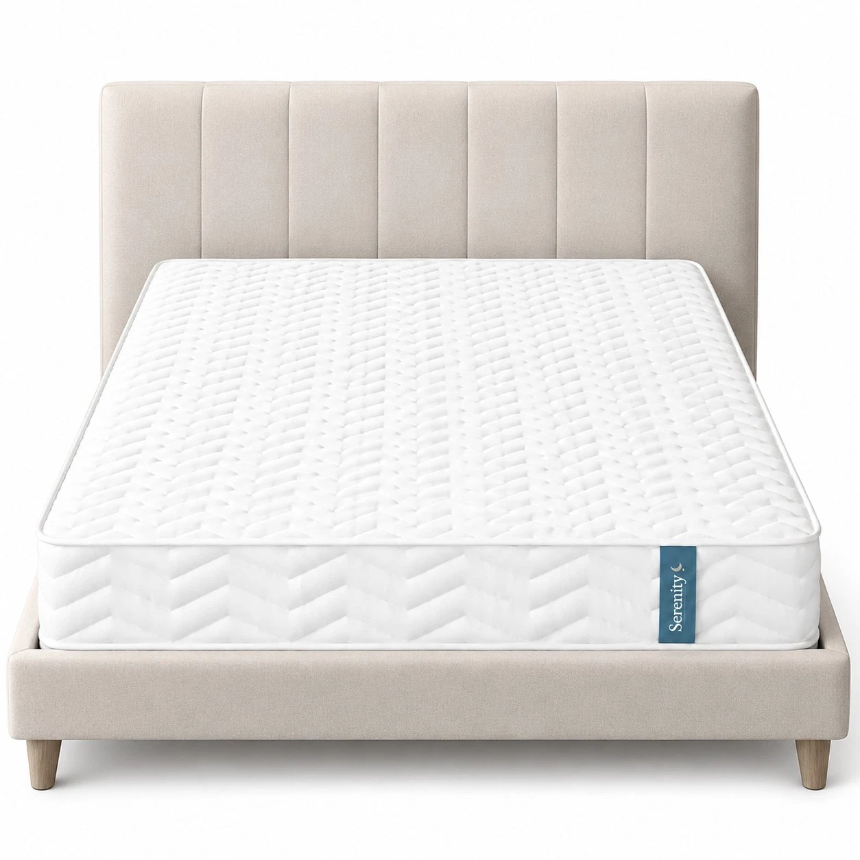Overly Mattress Double 4FT6 Serenity Hybrid Coil Memory Foam Rolled