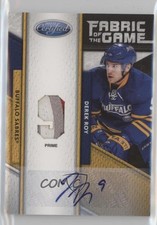 2011-12 Certified Jersey Number Signatures Prime 5/5 Derek Roy #20 Auto 0nr3