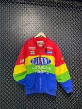 Vintage Jeff Gordon DuPont NASCAR Racing Jacket Rainbow &ndash; Size L