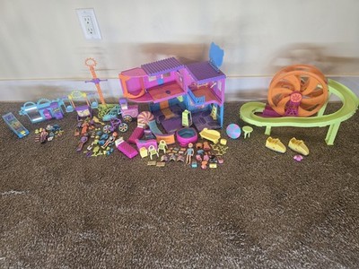 Polly Pocket Relaxin' Resort' Rock 'n Roller Coaster Hotel Playset COLLECTOR OWN