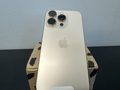 New Open Box Apple iPhone 16 Pro Max 256GB Desert Unlocked *Never Used* Cycle 0