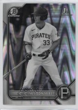 2022 Bowman Draft Chrome Black & White RayWave Refractor Tres Gonzalez 19yg