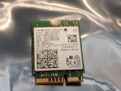 Lenovo FRU 5W10V25775 Intel AX201NGW 2400MBps Bluetooth WLAN Wifi Modul