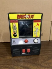 Break out by Atari 1976 Mini Classic Arcade Electronic Video Handheld Game WORKS
