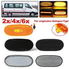 2/4/6 Stk Orange/Klar/Schwarz Seitenmarkierungsleuchte f&uuml;r Mercedes Sprinter 906