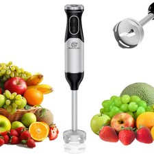 SUPERLEX 600W Stick Blender Stainless Handheld Food Proceser Mixer Curry 2 Speed