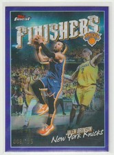 2025-26 Topps Finest Jalen Brunson #FI-6 Finishers Purple Refractor /125