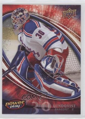 2008-09 Upper Deck Power Play Box Set Henrik Lundqvist #191 HOF t3w