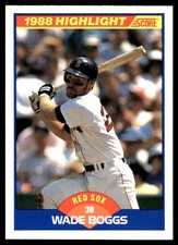Wade Boggs 1989 Score #654 Boston Red Sox MLB READ FREE SHIPPING AutographDen