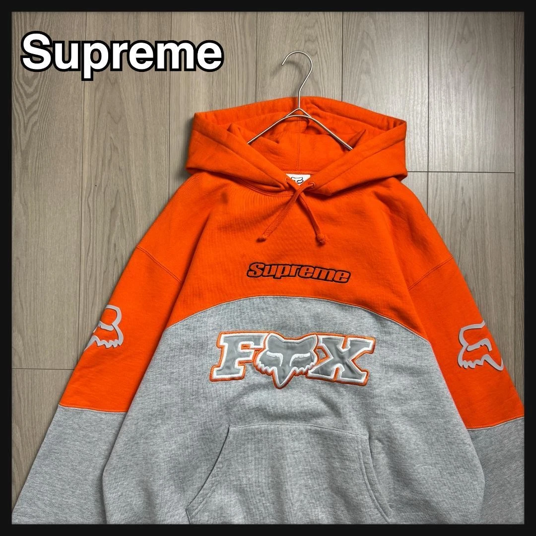 Sweat à capuche homme Supreme XL le meilleur design très épais épuisé modèle broderie renard