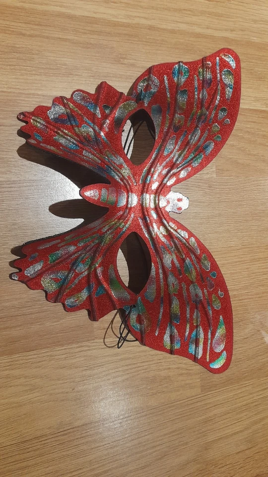 Butterfly mask, party, fancy dress,  mask, Halloween, Masquerade - Image 2 of 2