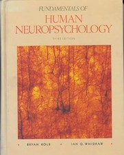 Fundamentals of Human Neuropsychology, Kolb, Bryan & Whishaw, Ian Q., Used; Very