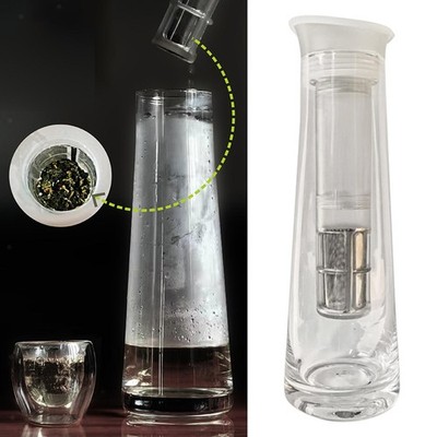 Cold Brew Krug 1,2 l Wiederverwendbarer Iced Tea Coffee Cold Brew Maker für