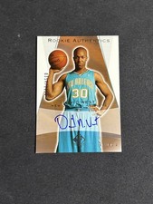 2003-04 SP Authentic David West #/1250 Rookie Authentics Rookie Auto Card #162