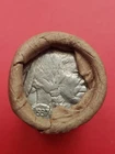 1937 BUFFALO NICKEL HEADS 1938-D BUFFALO NICKEL HEADS NCB BANKROLLED HALF ROLL!!