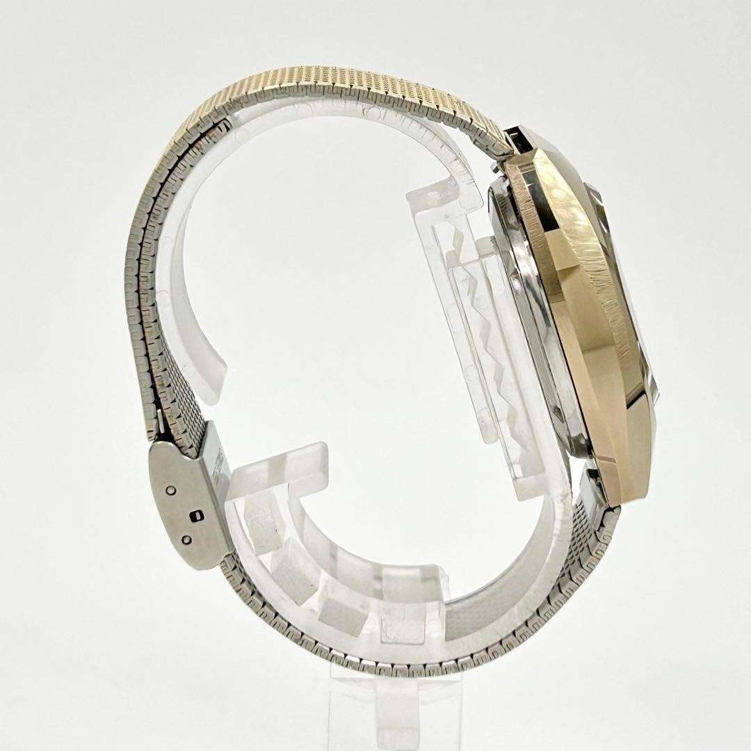 TECHNOS Tiger Borazon Automatic Watch Brown Leath… - image 5