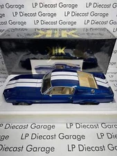KK Scale 1967 Ford Mustang GT500 Shelby Blue 1:12 Diecast