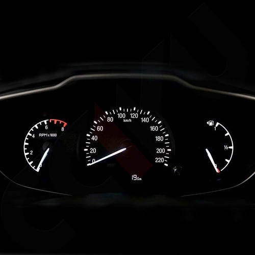 White LED Dash Gauge Cluster Instrument Lighting Kit Fits 1997-01 Honda CR-V MT - Picture 2 of 8