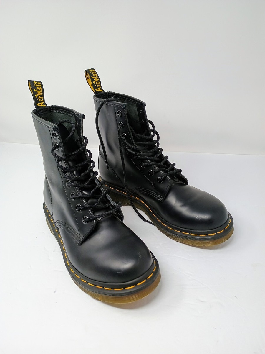 Dr. Martens 1460 Black Smooth Leather Boots US Women's 7 EU