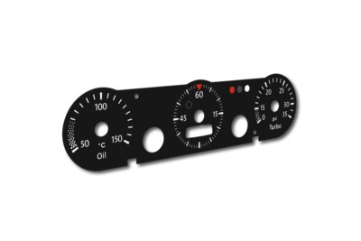 Volkswagen New Beetle 2 - Additional indicators replacement BLACK Dial Conversio