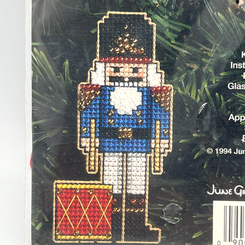 Vintage June Grigg Cross Stich Kit Nutcracker DRUMMER 1994 #K-209 NOS Sealed - Bild 2 von 5