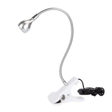 USB Flexible Reading LED Bright Light Book Lamp Clip-on Beside Bed Desk Table