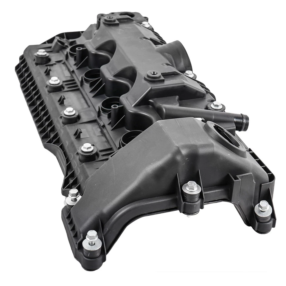 Cubierta de válvula de motor 2 piezas con junta para BMW 545i 550i 645Ci 650i 745i 745Li 750i X5 Foto 4 de 4