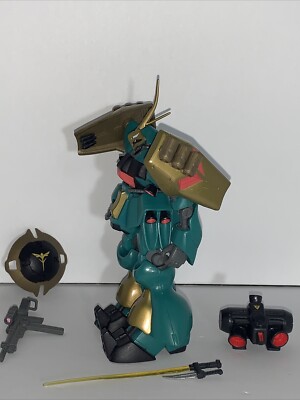 Gold Trim Jagd Doga AMS-120X Bandai Gundam Mobile Suit in Action