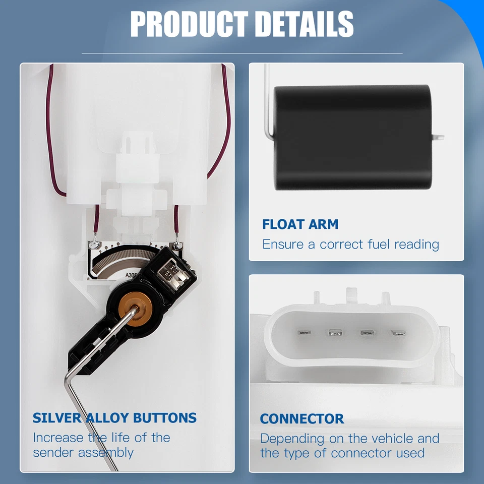 Топливный насос в сборе для 2000-2004 2005 Chevrolet Impala Monte Carlo 3,4 л 3,8 л - Изображение 2 из 4