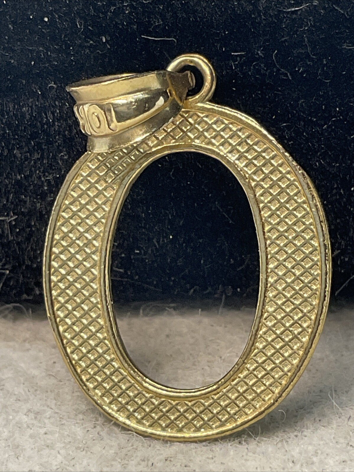 Solid 10K Yellow Gold Diamond Cut INITIAL LETTER … - image 16