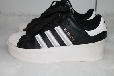 platform adidas Superstar Bonega Sneaker in Schwarz und Weiß Gr. 36,5